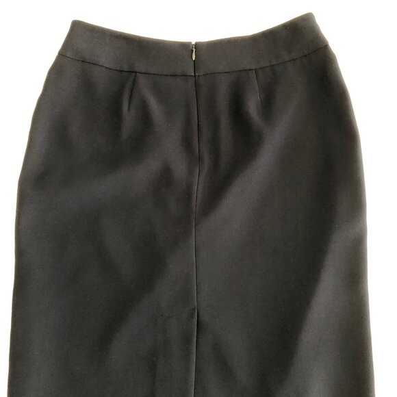 Nine West Suit Separates 100% Polyester Lined Pencil Skirt Navy Size 4 - Picture 6 of 9